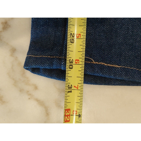 Dickies 5 Pocket Straight Leg Blue Work Jeans Men's Size 28x39 NWT - Picture 7 of 9